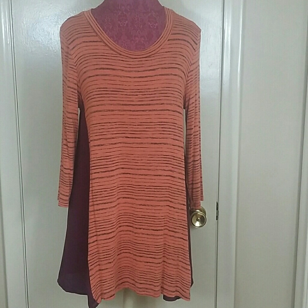 BKE Red tunic top